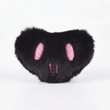 Kuromi Fuzzy Plush Heart