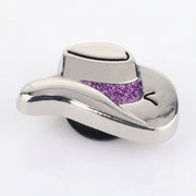 Jibbitz - Purple Glitter Cowgirl Collection
