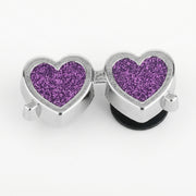 Jibbitz - Purple Glitter Cowgirl Collection