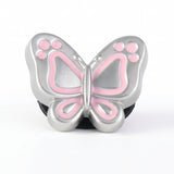 Pink Butterfly Silhouette