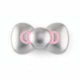 Puffy Silver Bow