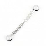 Pearl Dangle & Silver Chain