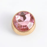 Large Round Faceted Crystal