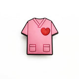 Pink Scrubs Top