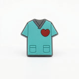 Teal Scrubs Top