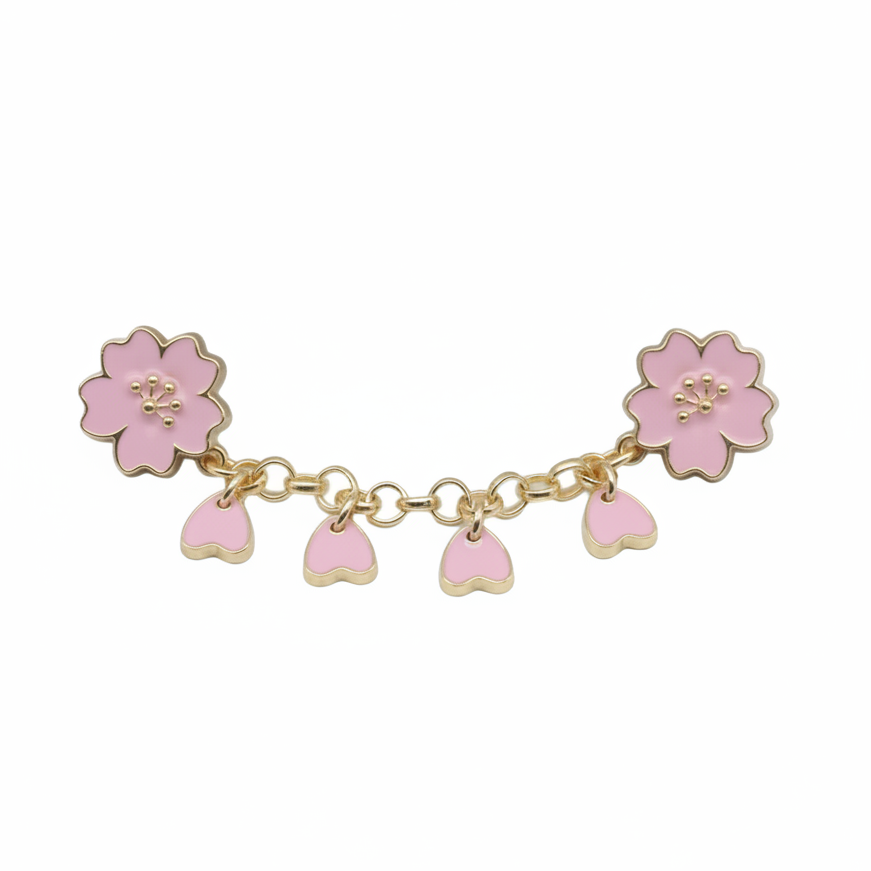 Jibbitz - Metal - Sakura Chain - Pink