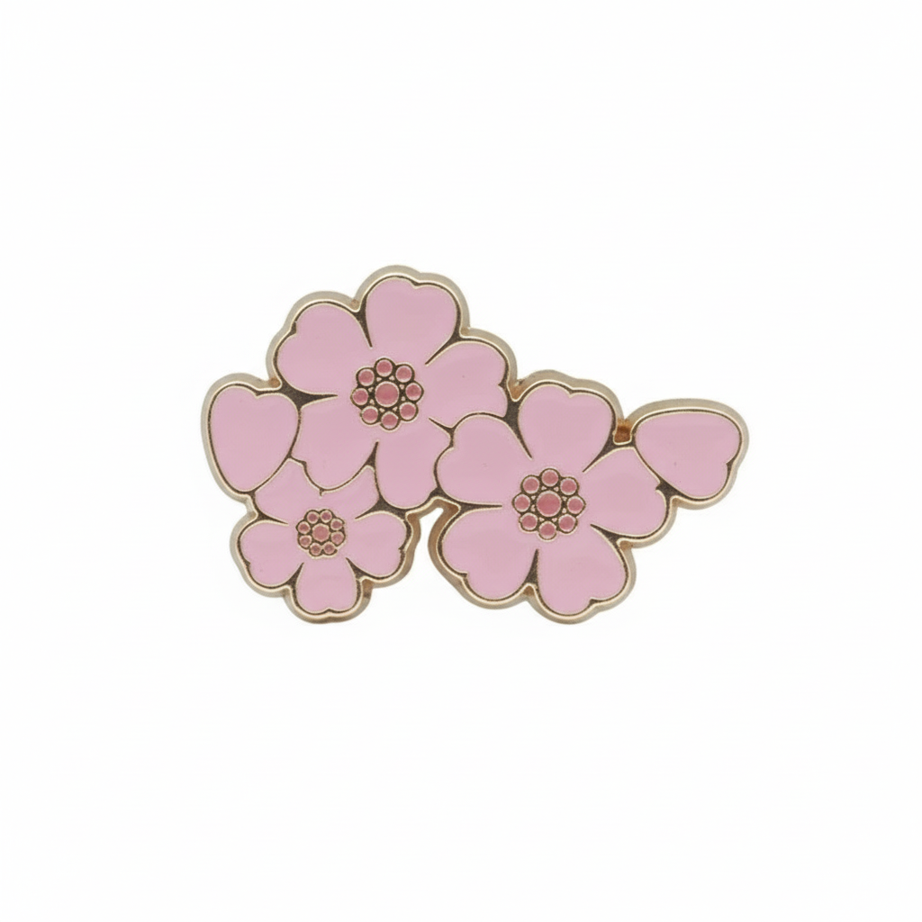 Jibbitz - Metal - Sakura Cluster - Pink