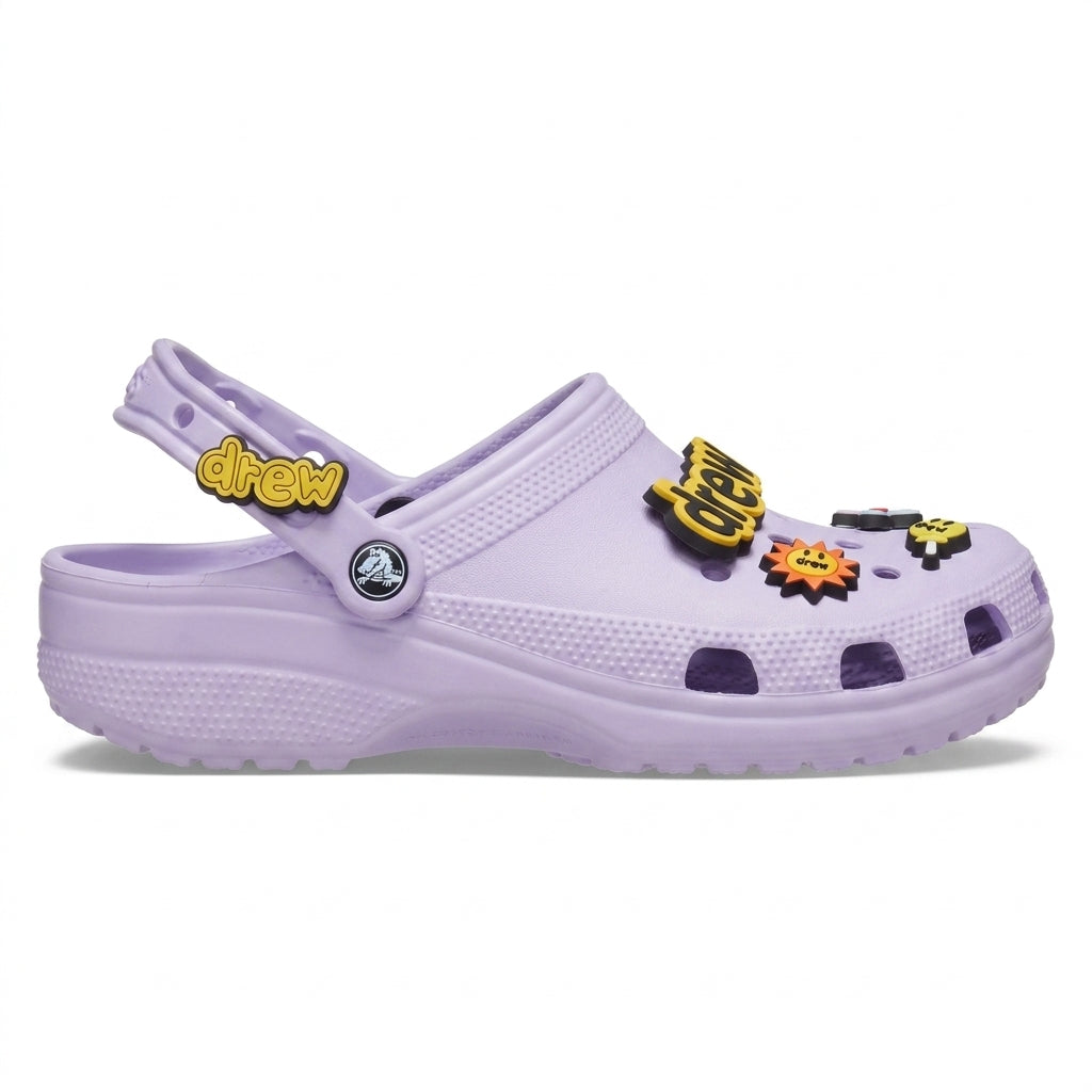 Rare Limited Edition Crocs X Justin Bieber with Drew - Lavender