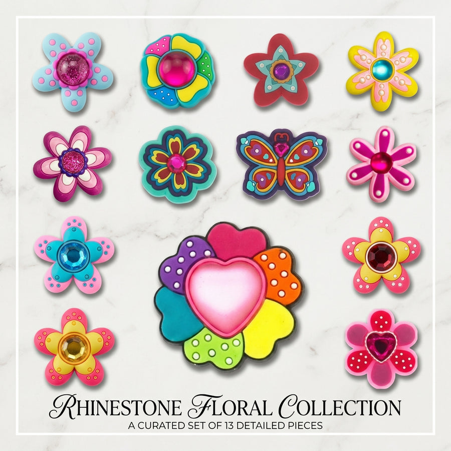 Jibbitz - Rhinestone Floral Collection