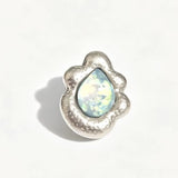 Scalloped Teardrop Gem