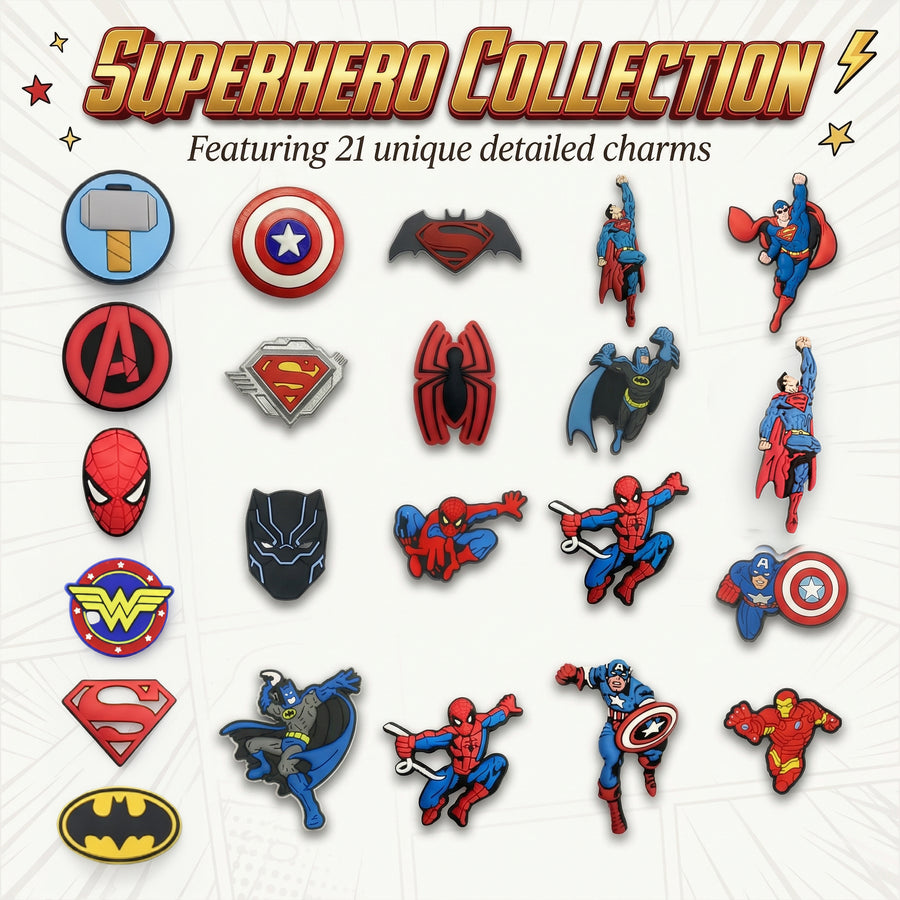 Jibbitz - Superhero Collection