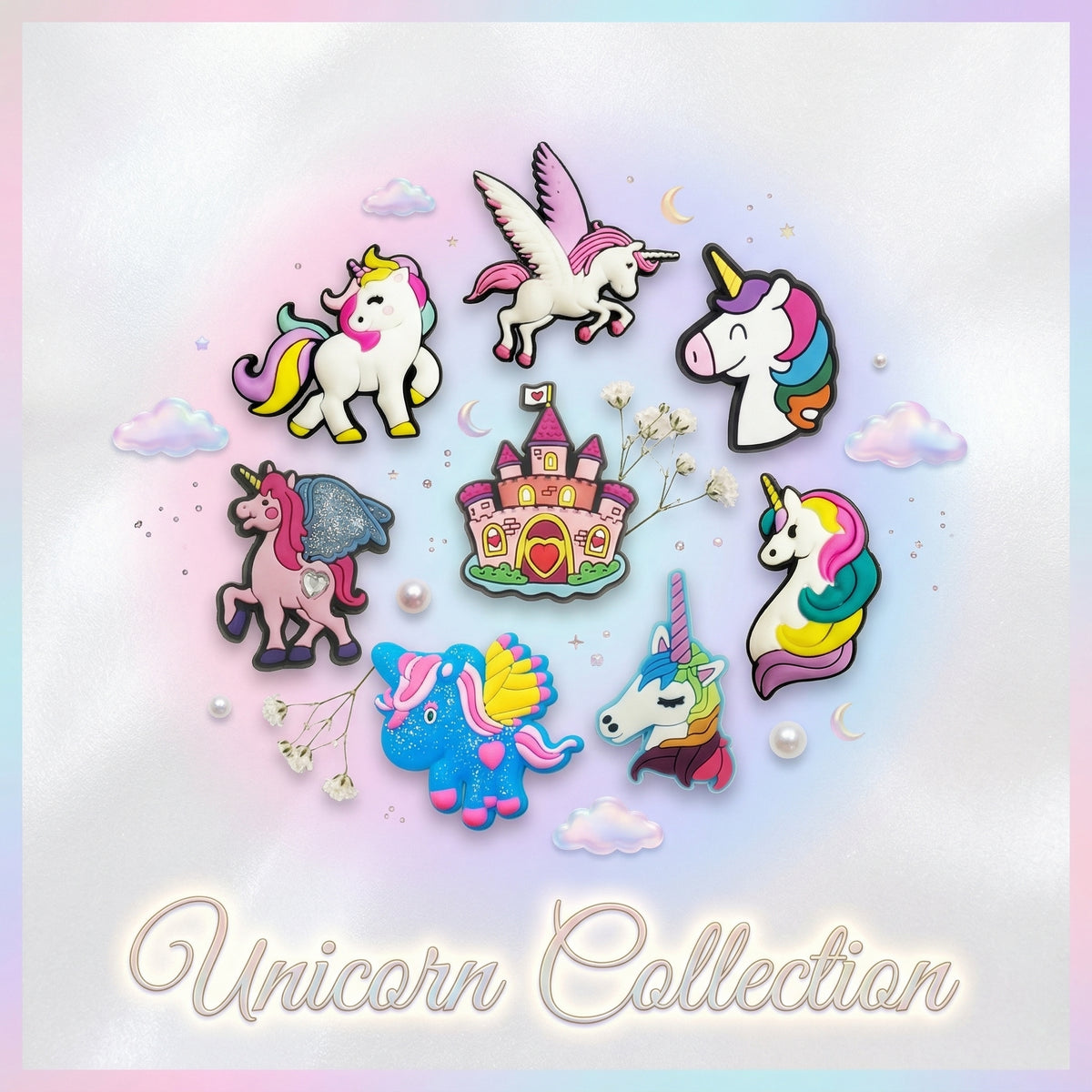 Jibbitz - Unicorn Collection