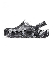 Authentic Crocs Baya Marbled Clog - Black/ White