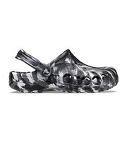 Authentic Crocs Baya Marbled Clog - Black/ White