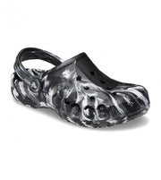 Authentic Crocs Baya Marbled Clog - Black/ White