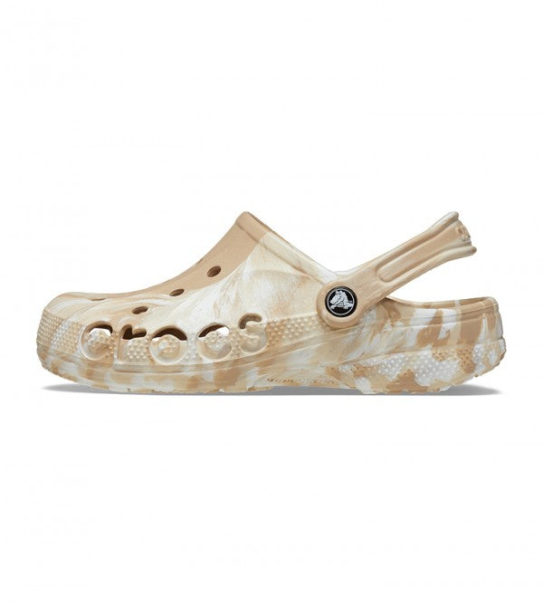 Authentic Crocs Baya Marbled Clog - Chai/ Multi