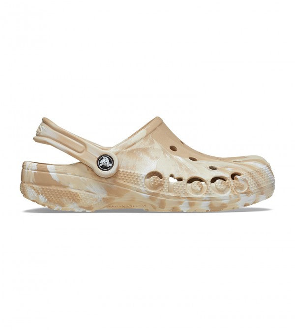 Authentic Crocs Baya Marbled Clog - Chai/ Multi