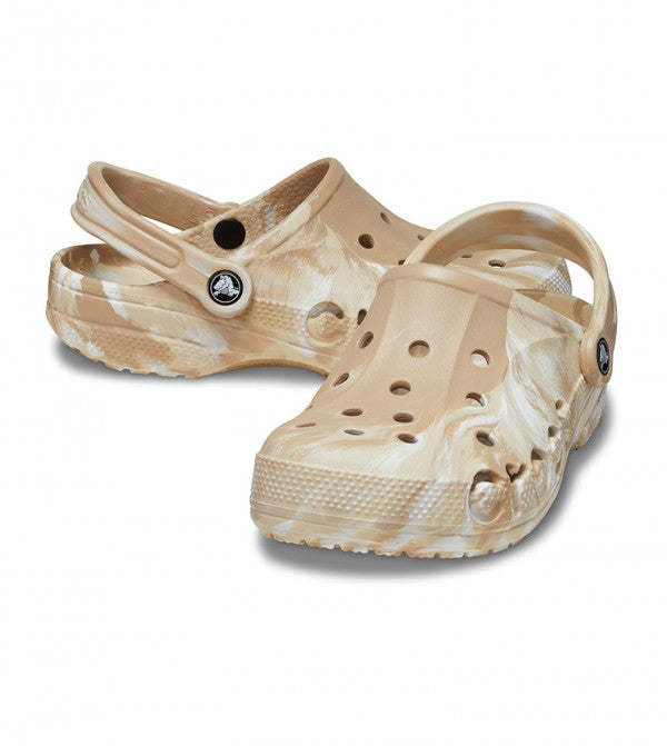Authentic Crocs Baya Marbled Clog - Chai/ Multi