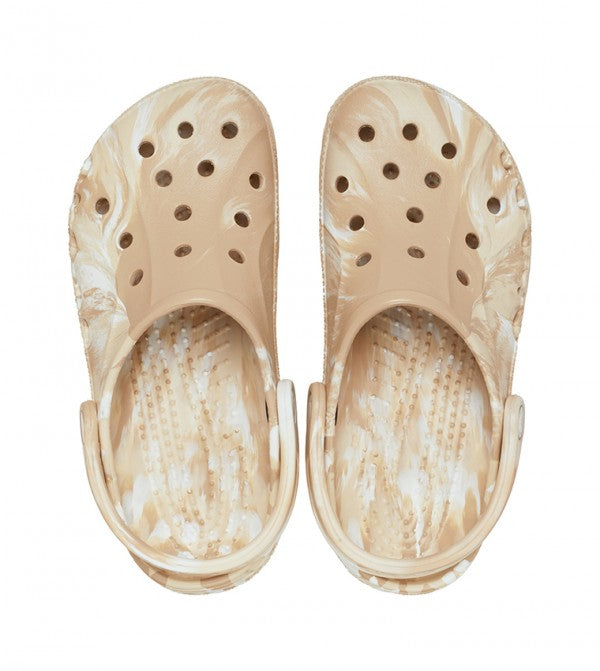 Authentic Crocs Baya Marbled Clog - Chai/ Multi