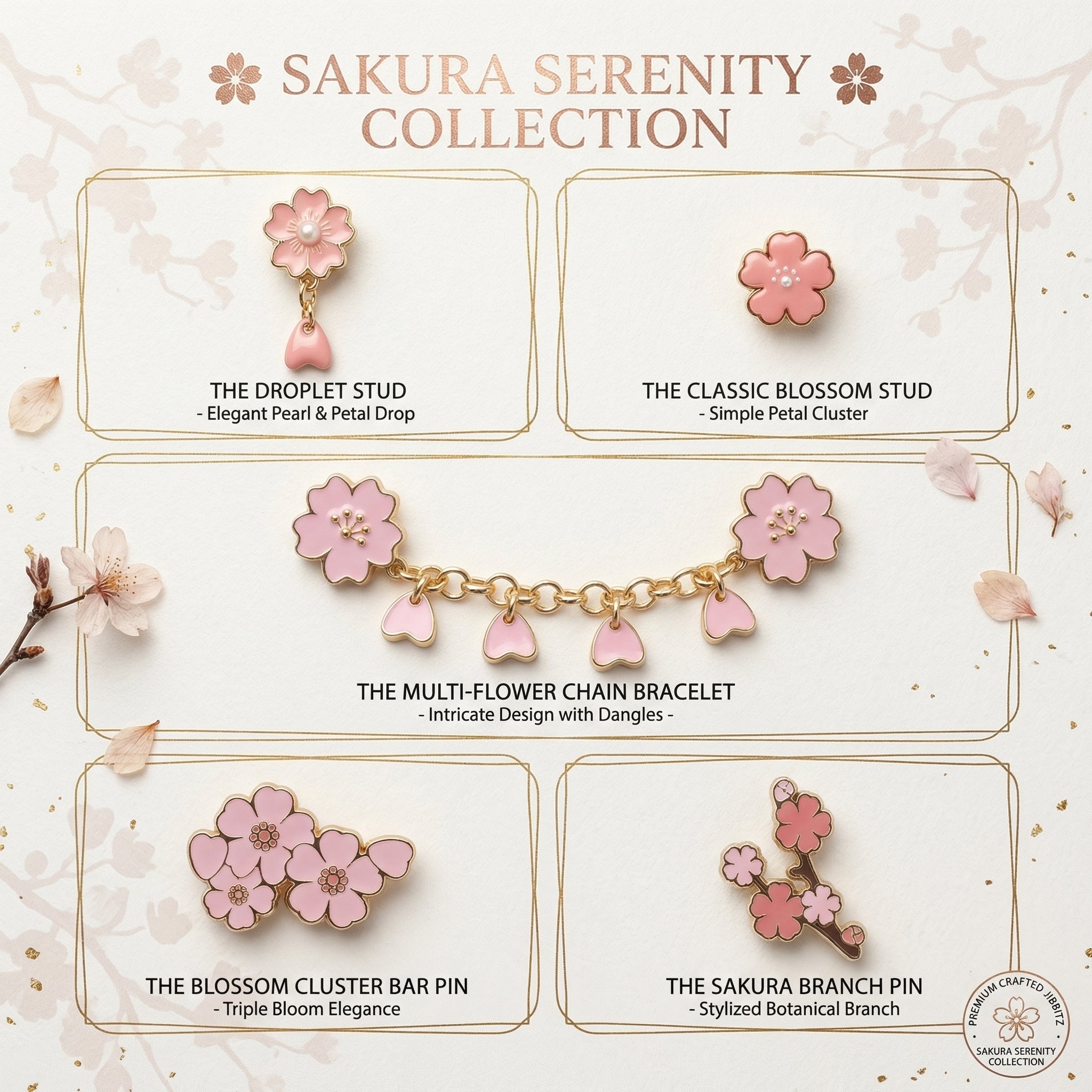 Jibbitz - Sakura Bloom Collection
