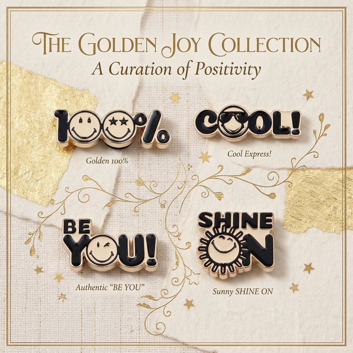 Jibbitz - The Golden Joy Collection