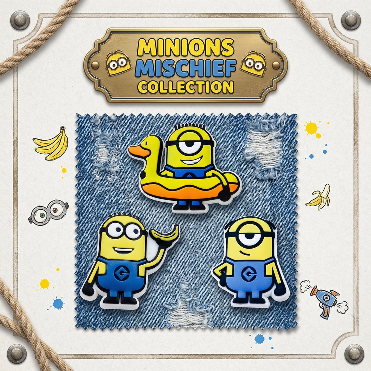 Jibbitz - Minions Mischief Collection
