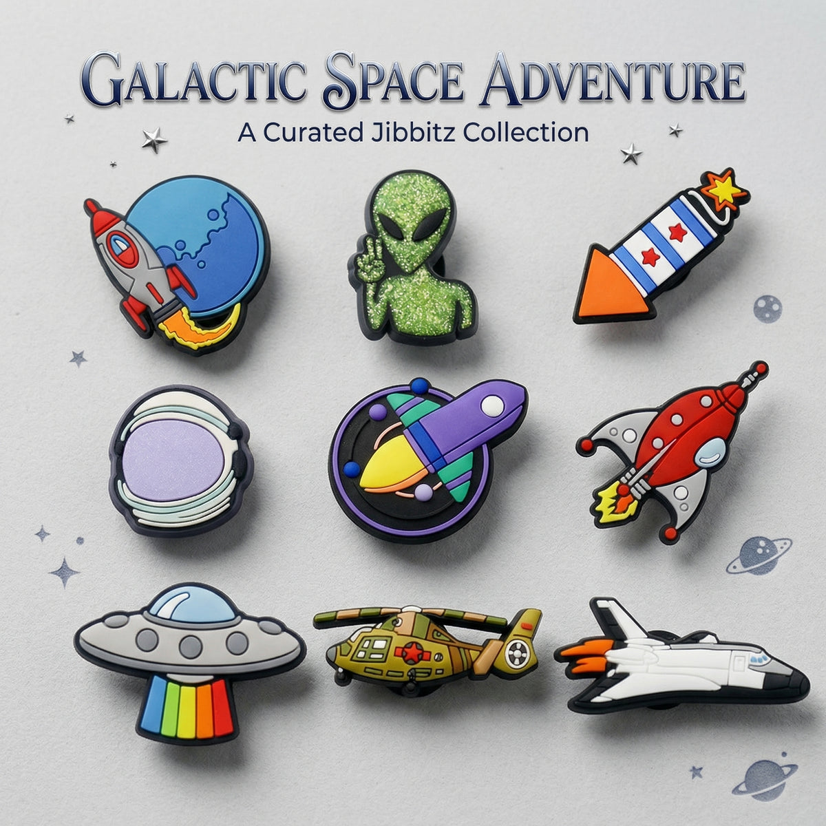 Jibbitz - Galactic Space Adventure Collection