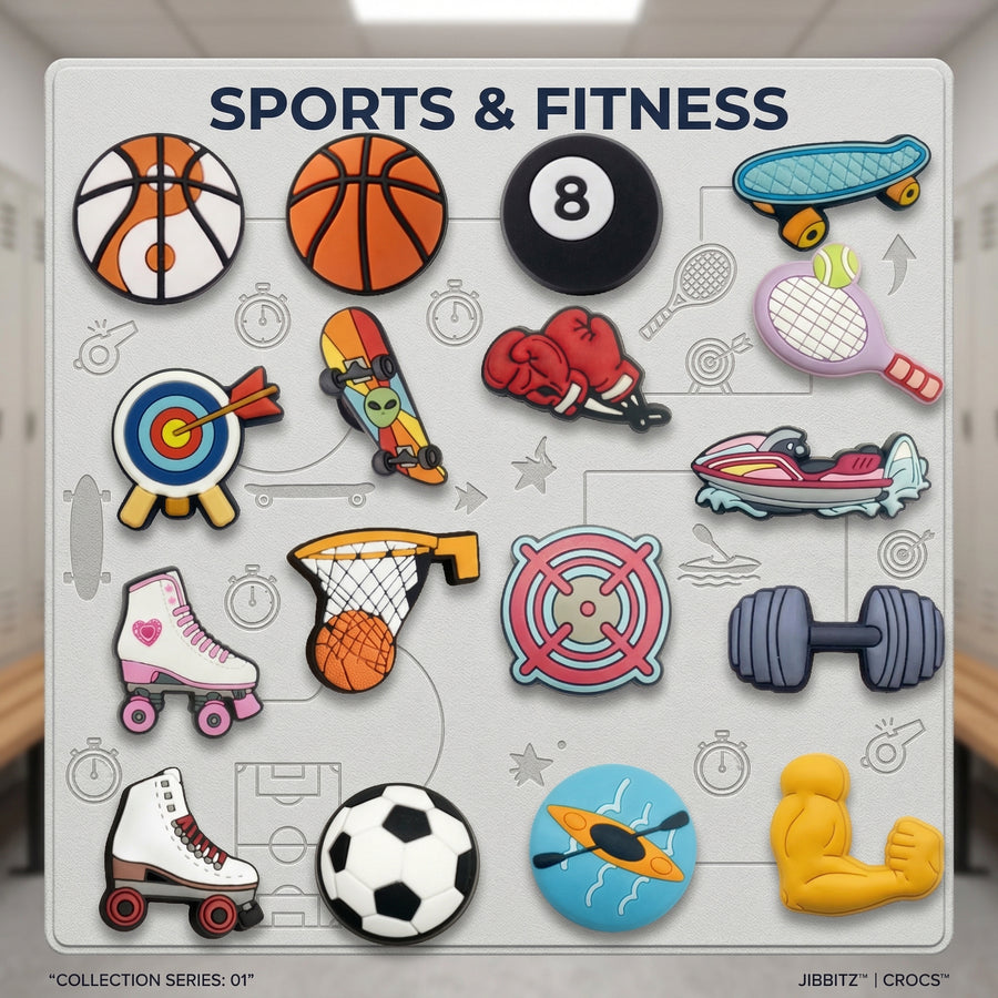 Jibbitz - Sports & Fitness Collection