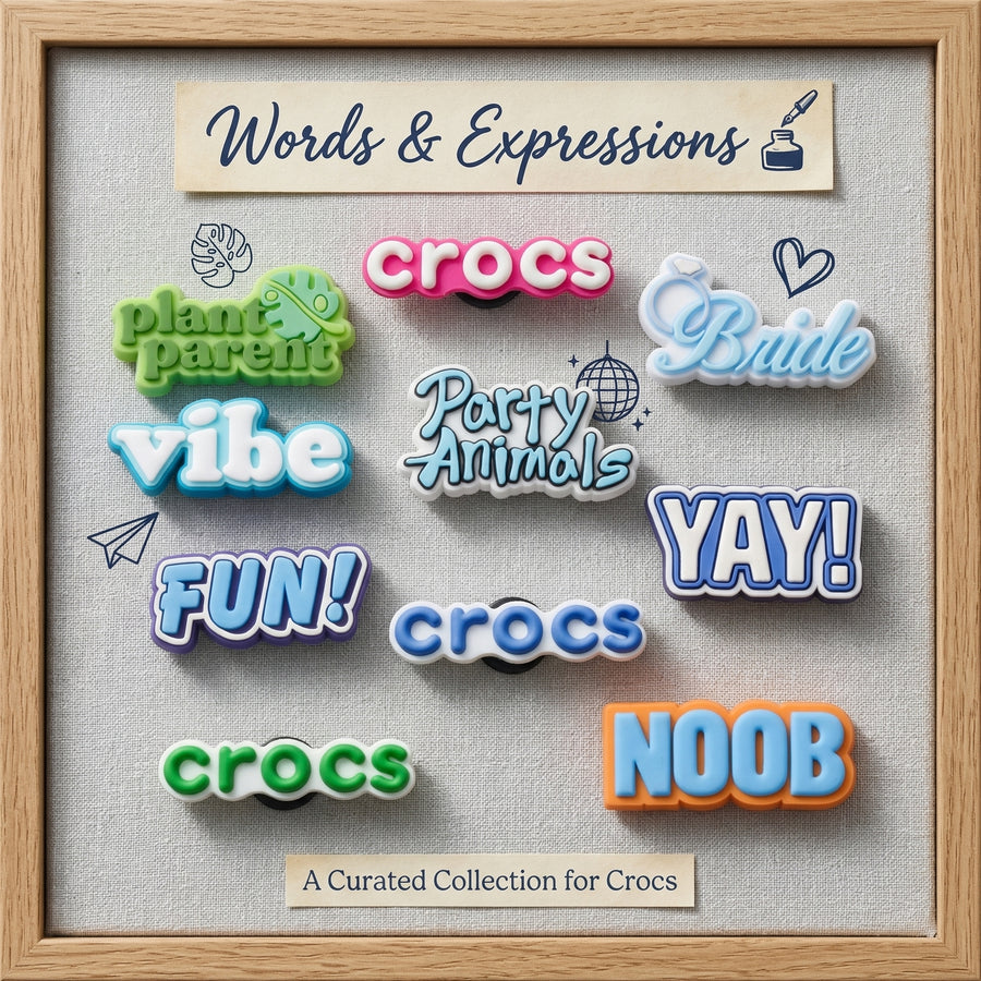 Jibbitz - Words & Expressions Collection