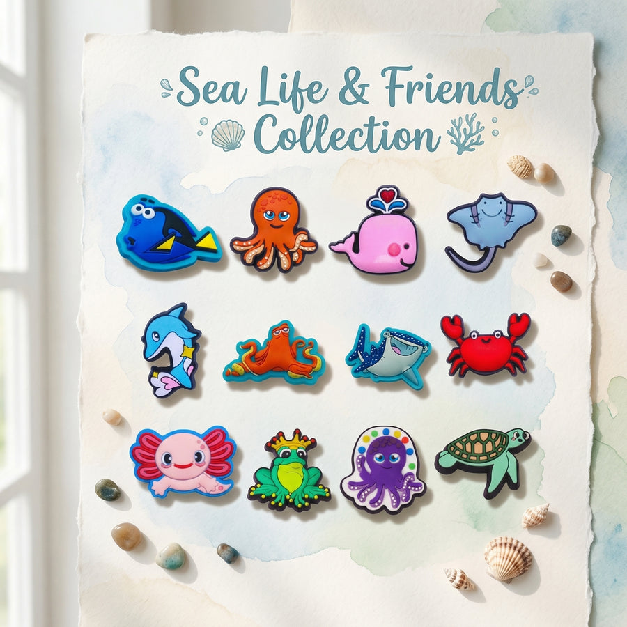 Jibbitz - Sea Life & Friends Collection