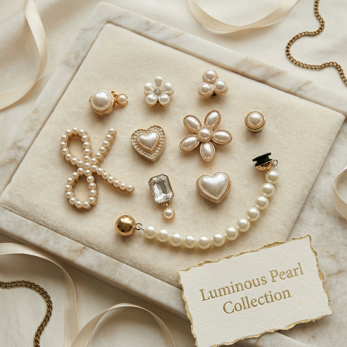 Jibbitz - Luminous Pearl Collection
