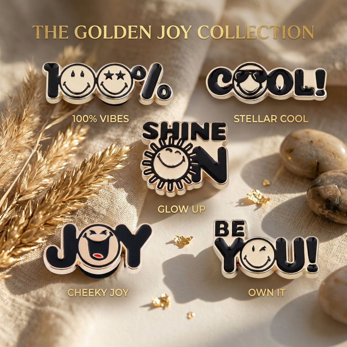 Jibbitz - The Golden Joy Collection