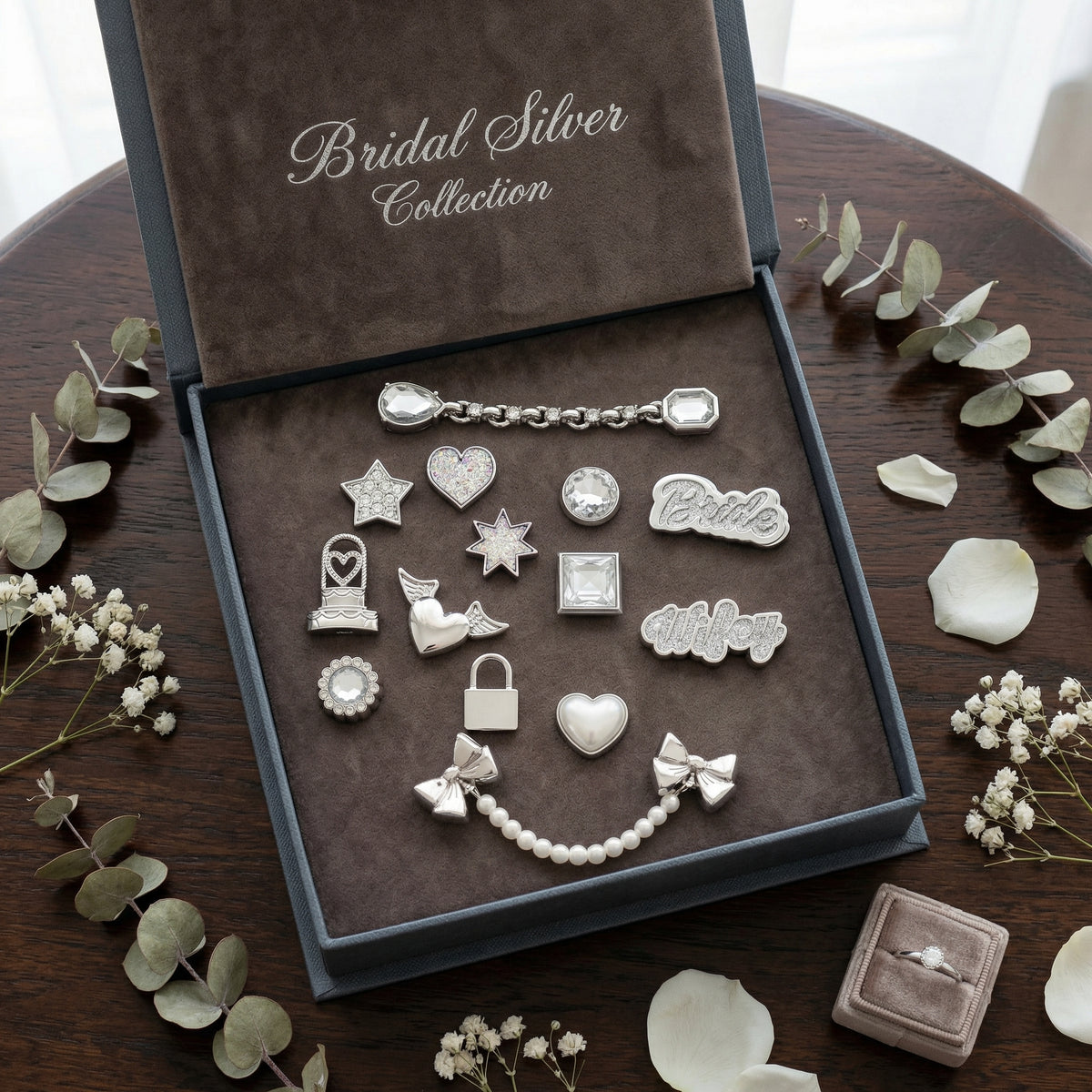 Jibbitz - Bridal Silver Collection