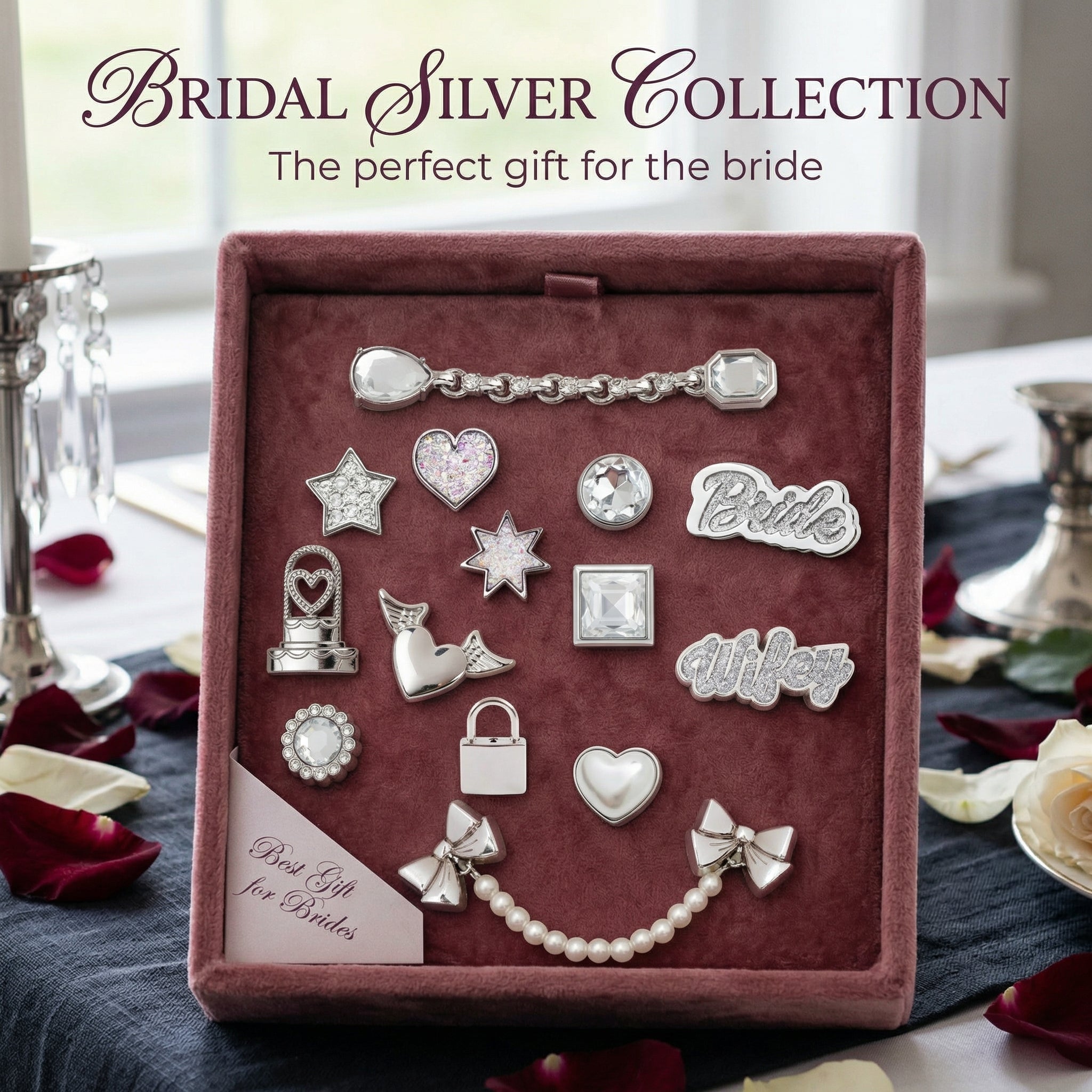 Jibbitz - Bridal Silver Collection