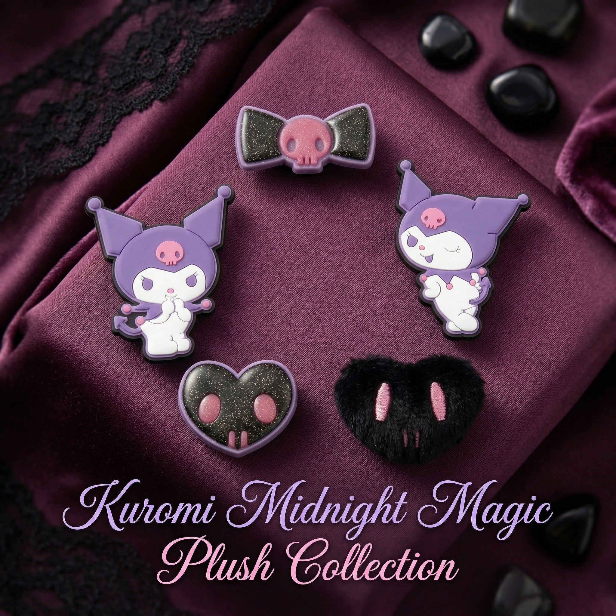 Jibbitz - Kuromi Midnight Magic Plush Collection