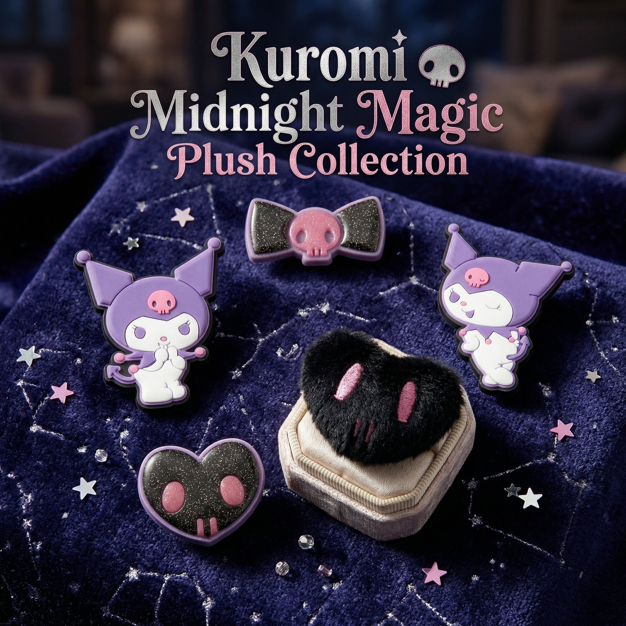 Jibbitz - Kuromi Midnight Magic Plush Collection