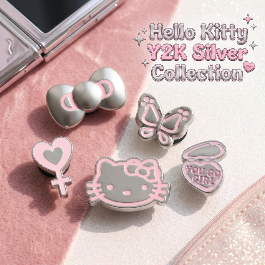 Jibbitz - Hello Kitty Y2K Silver Collection