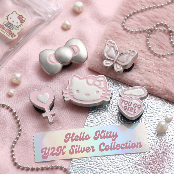 Jibbitz - Hello Kitty Y2K Silver Collection