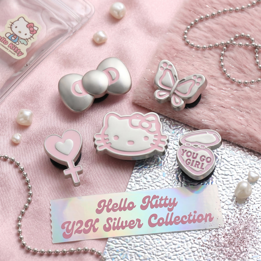 Jibbitz - Hello Kitty Y2K Silver Collection