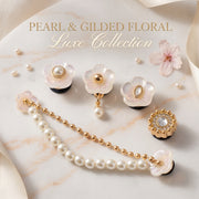 Jibbitz - Pearl & Gilded Floral Luxe Collection