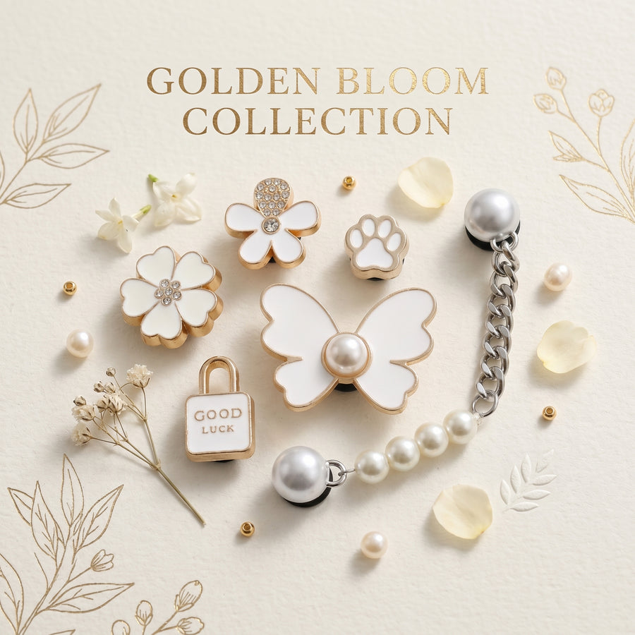 Jibbitz - Golden Bloom Collection