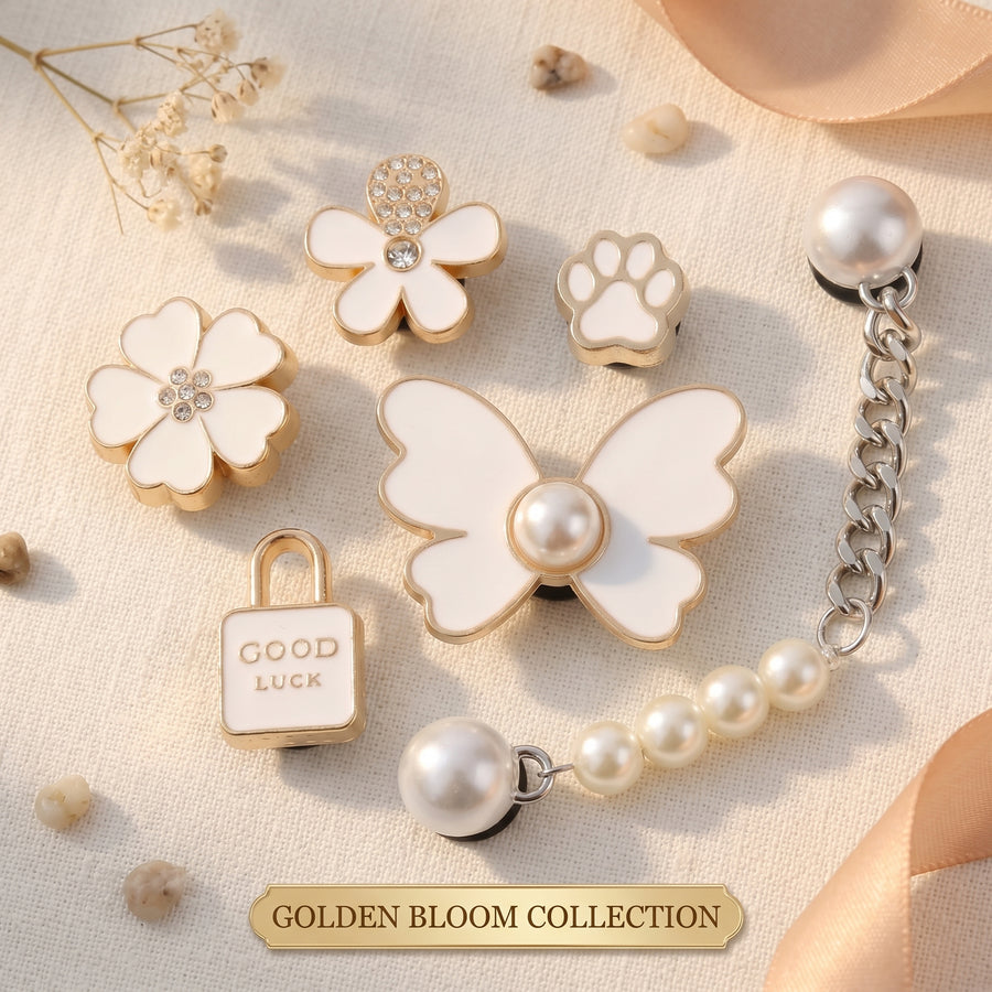 Jibbitz - Golden Bloom Collection