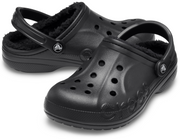 Crocs Baya Lined Fuzzy-Strap Clog