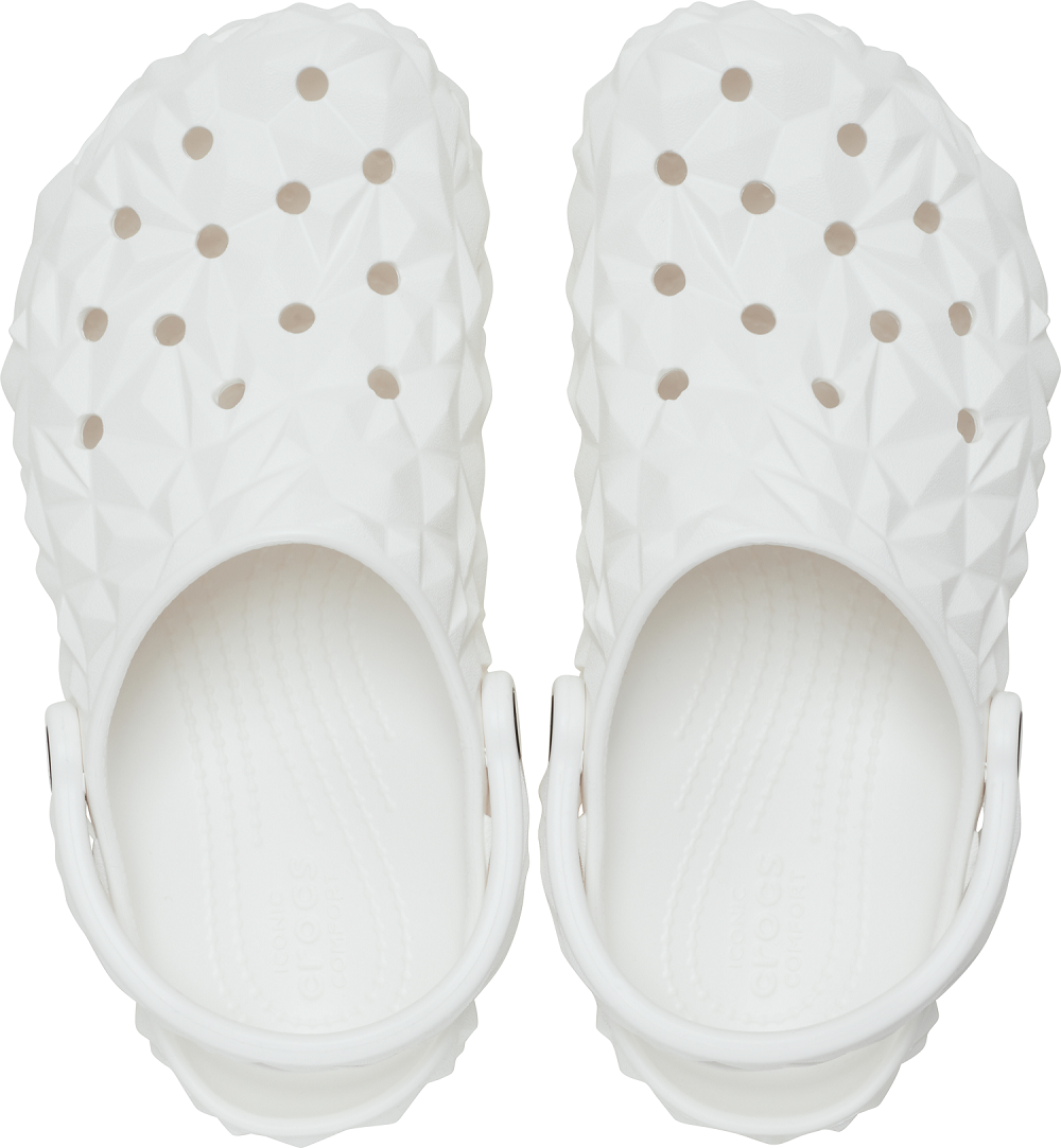 Authentic Crocs Classic Geometric Clog - White