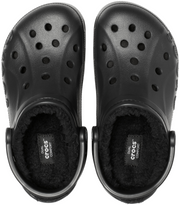 Crocs Baya Lined Fuzzy-Strap Clog