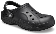 Crocs Baya Lined Fuzzy-Strap Clog