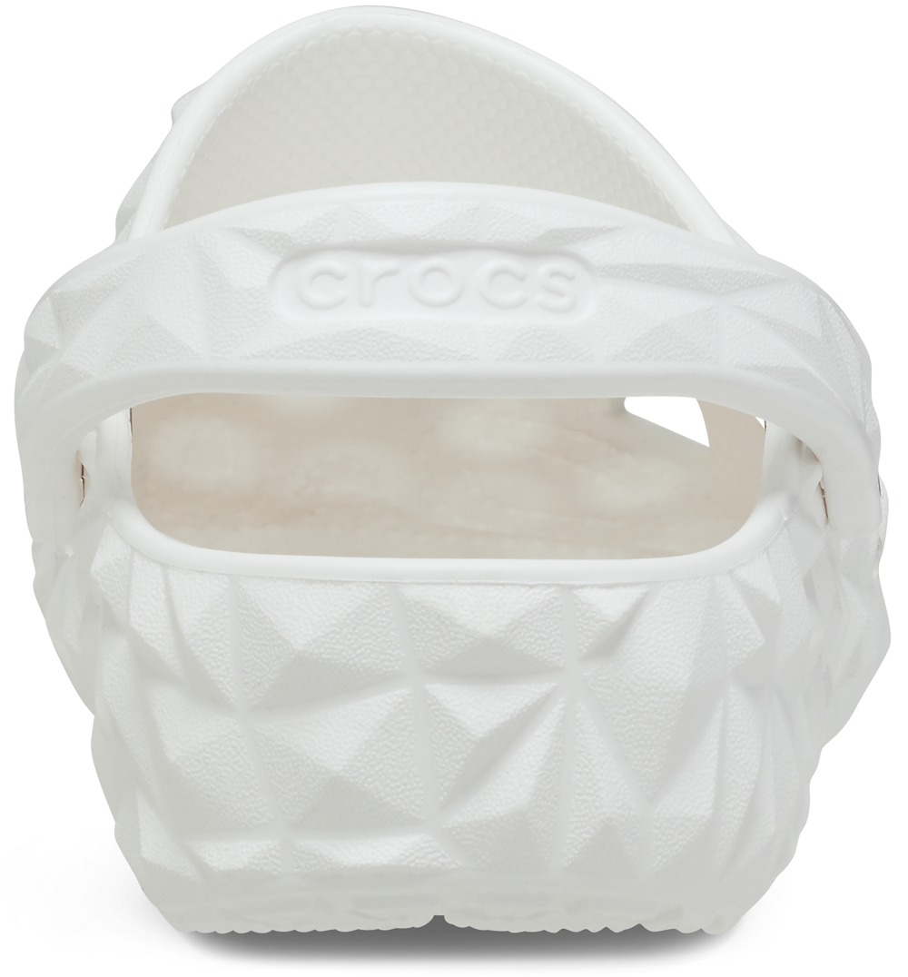 Authentic Crocs Classic Geometric Clog - White