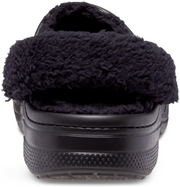 Crocs Baya Lined Fuzzy-Strap Clog