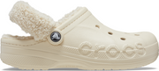 Crocs Baya Lined Fuzzy-Strap Clog