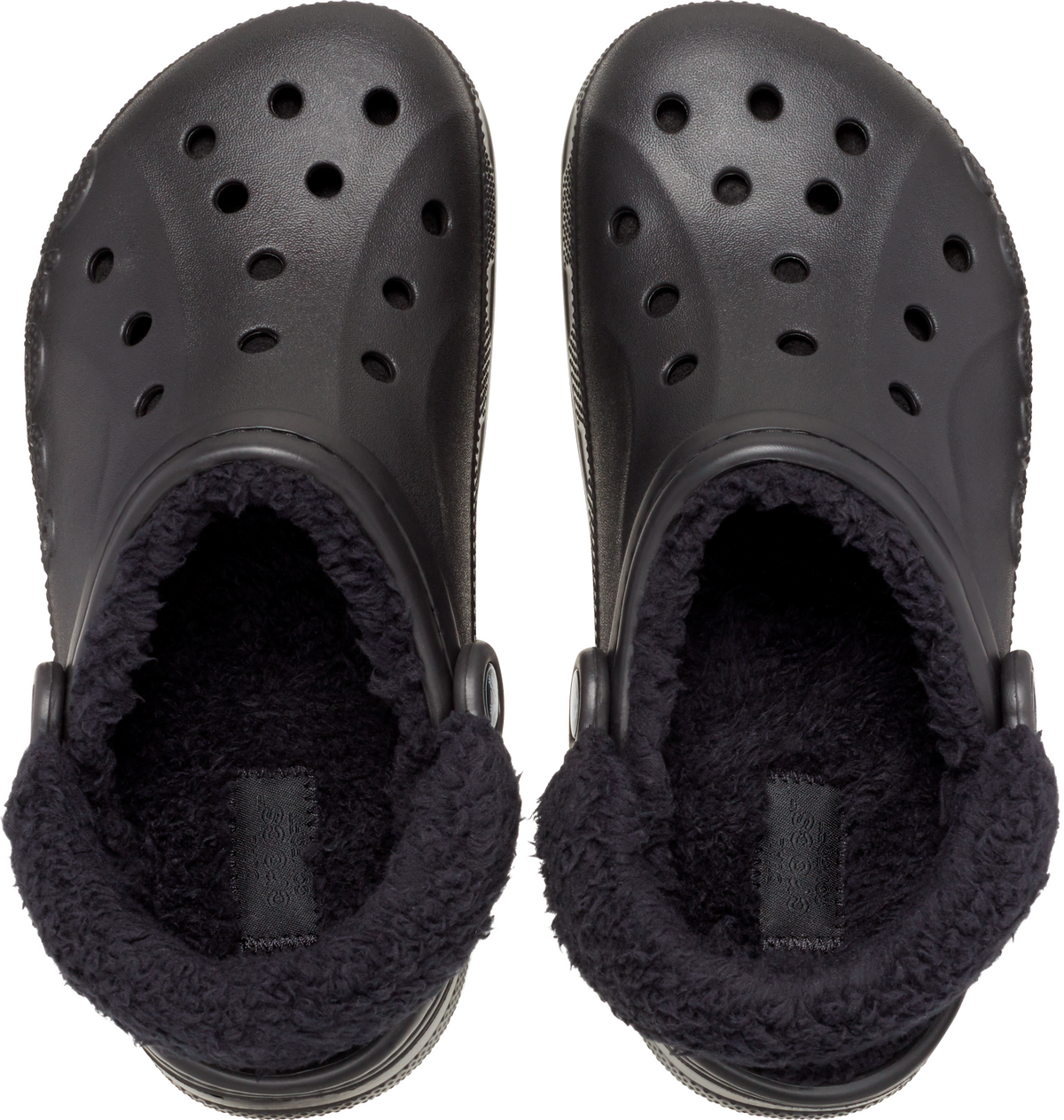 Crocs Baya Lined Fuzzy-Strap Clog